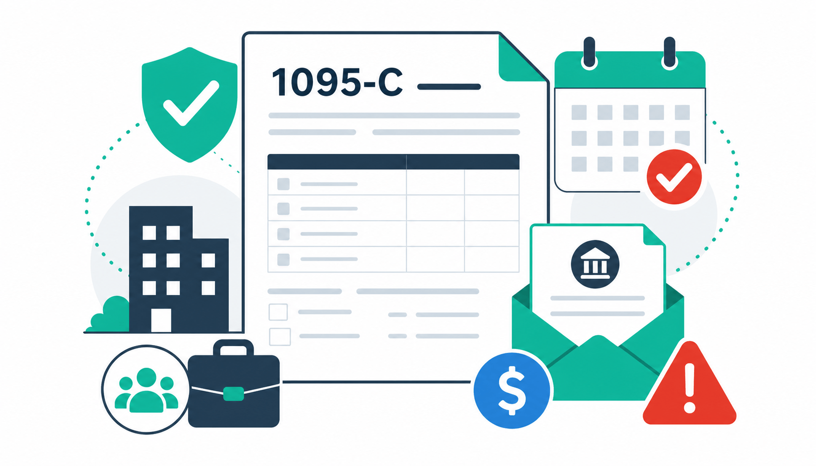 icons and graphics relating to 1095-c