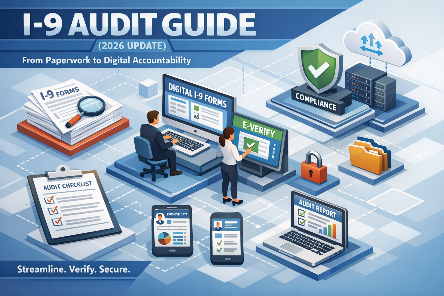 i-9 audit guide in isometric