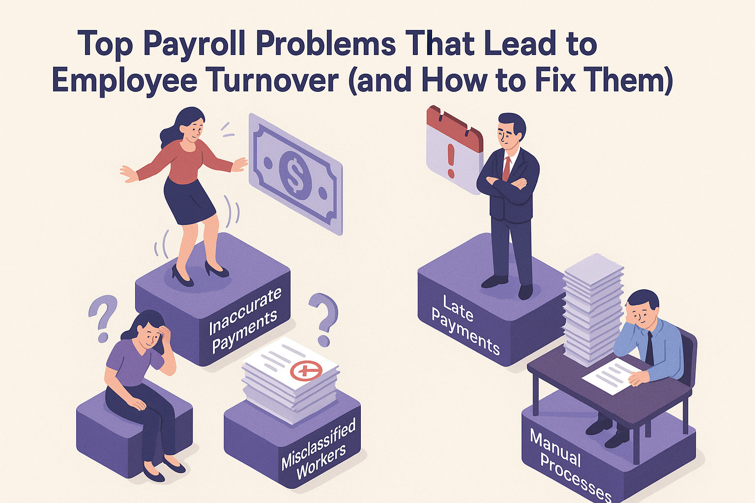 sometric Top Payroll Problems That Lead to Employee Turnover and How to Fix Them