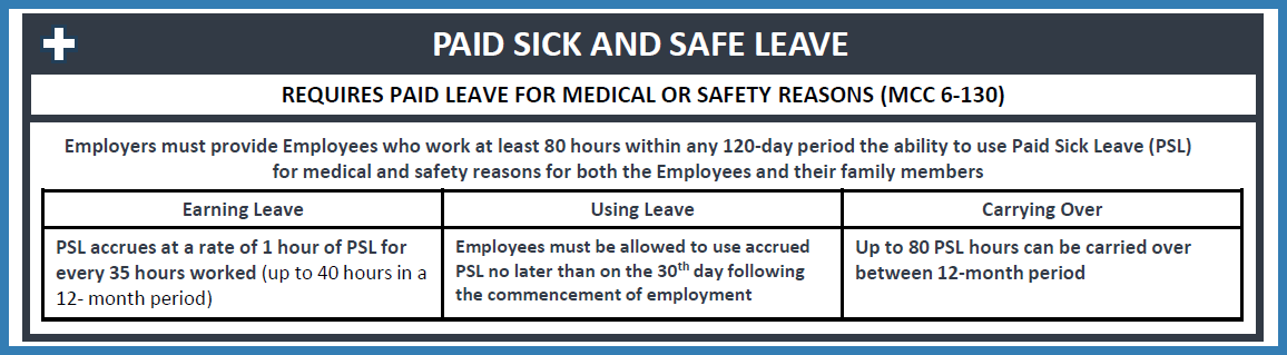 paid sick leave