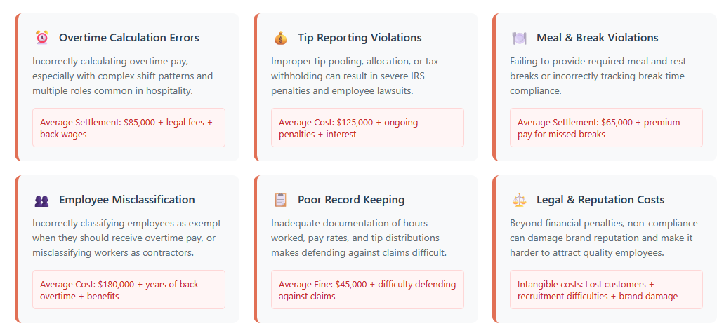 cards of violations