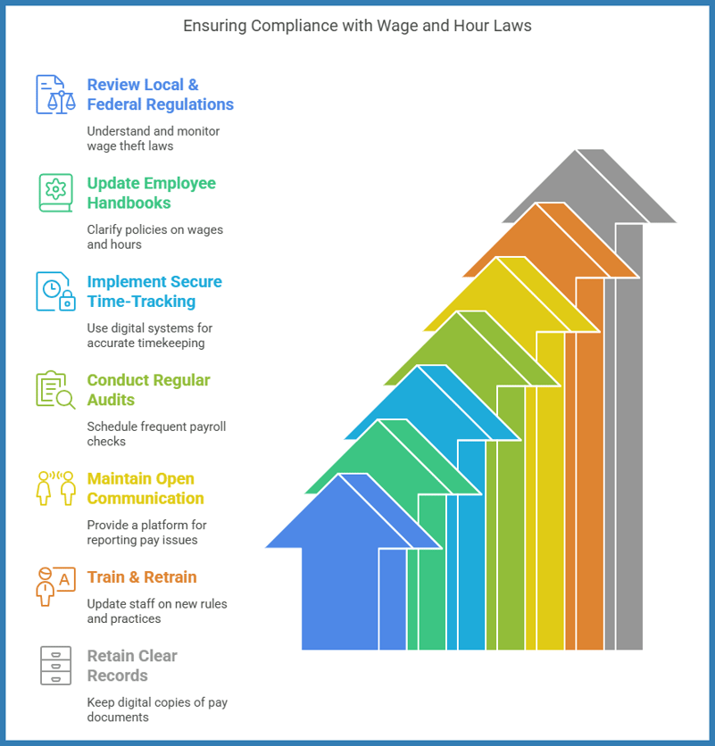 compliance steps for wage and hour laws