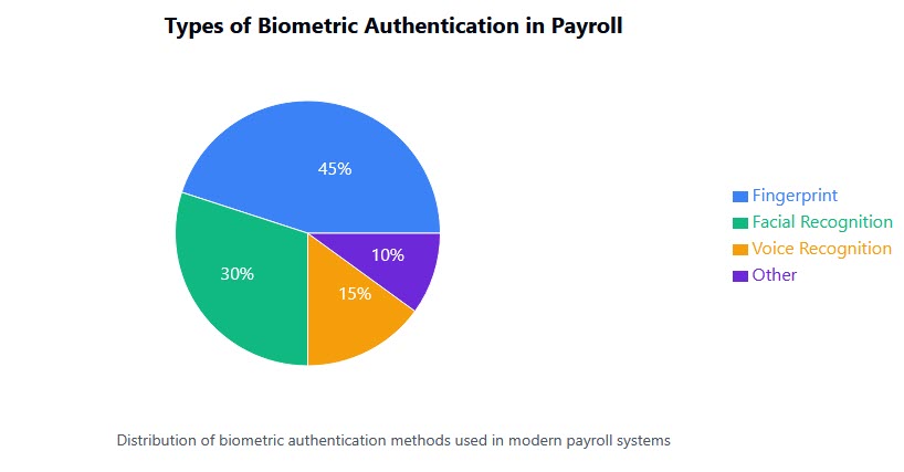 types of bioemtric auth in payroll
