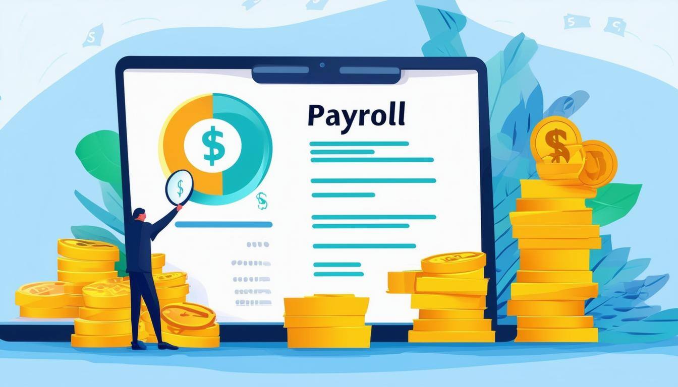 vector image of payroll 