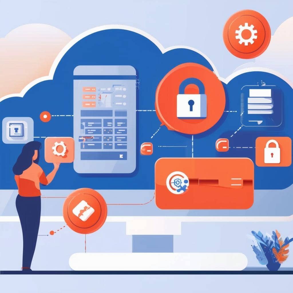 An image of a cloudbased payroll system with realtime accessibility, enhanced security, seamless integrations, scalability, and costeffectivenes