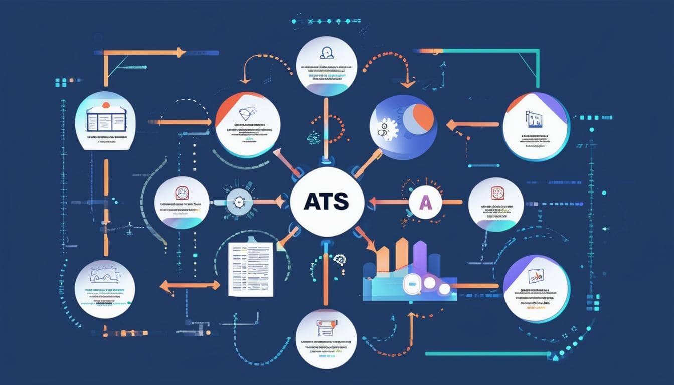 an intricate diagram showing how an ATS works