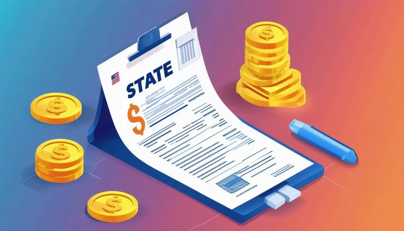 STATE TAX CONCEPT ILLUSTRATION